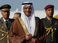 Ruler of the United Arab Emirate of Fujairah Sheikh Hamad al-Sharqi is pictured upon his arrival at Tunis-Carthage International Airport to attend the Arab Summit, in the Tunisian capital Tunis on March 30, 2019. 
Hussein Malla / POOL / AFP