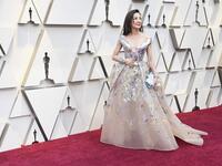 Michelle Yeoh glittered in a ballgown by Elie Saab