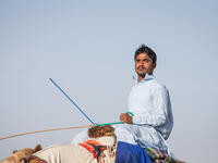 Man riding a camel (Shutterstock/File Photo)