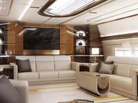 Inside Boeing 747-8i. (Facebook)