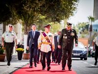 King Abdullah II inaugurates the third ordinary session of the 18th Parliament. (Faceook/ @RHCJO)