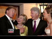 Hillary Bill Clinton Donald Melanie Trump wedding laughing