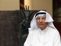 Kuwaiti sculptor Sami Mohammed poses in front of one of his works at the Museum of Modern Art in Kuwait City on October 4, 2018. 
Yasser Al-Zayyat / AFP