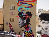 Graffiti from Black Project by Enas Awad (Twitter)