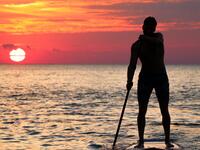 Paddleboarding 
It is one of the most favourite hobbies of people of UAE. Stand up paddling is the fastest growing water sport in the world and is a relaxing recreational activity (Twitter)