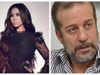 أزمة مع شريف منير: في 2014 اعتدت شيرين على جارها شريف منير ببعض الألفاظ في رسالة أرسلتها له عبر الهاتف، ثم إلقاء بعض الأشياء من شرفة منزلها على بيته كادت أحدها أن تصيب أحد أبنائه، ما دفع منير لتحرير محضر ضدها.