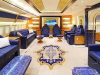 Inside Boeing 747-8i. (Twitter)