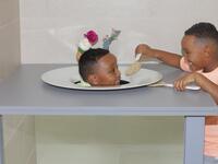 Optical illusions in Museum of Illusions in Dubai (Twitter)