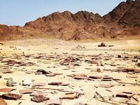 Abandoned Sinai outdoor cinema