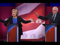 Clinton and Sanders debate over Israel