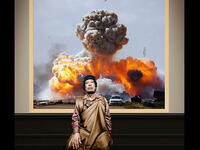 Under Colonel Muammar Gaddafi, the Libyan army bombed and starved the people of Misrata over a four-month siege. Documents show his orders to obliterate the port city and “turn the blue sea red" with citizens’ blood. His troops also hunted down wounded rebel fighters, in direct violation of the Geneva Conventions.