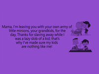 Arab Mother's Day parody cards
