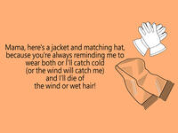 Arab Mother's Day parody cards