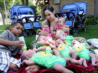 mother many children babies 
