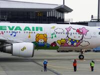 Taiwan-based EVA Air launched a Hello Kitty plane. (Shutterstock/ File)