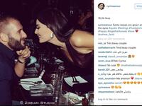 Cyrine Abdel Nour cozied up with the hubs