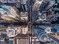 الجائزة الأولى عن فئة المدنية صورة بعنوان "Concrete Jungle" " الغابة الخرسانية" التقطت من قبل باشيرم