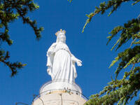 The statue of the Virgin Mary watches over the city of Junieh, Lebanon.  (Shutterstock/ File)