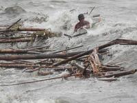 Typhoon Mangkhut slammed into the Philippines early on Saturday (Twitter)