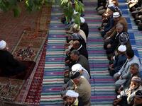 Muslims around the world celebrate the birth of the prophet, known in Arabic as the "Mawlid al-Nabawi" holiday, on the third month of the Islamic lunar calendar.
SAFIN HAMED / AFP