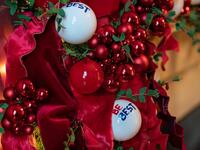 Christmas decorations are seen at the White House during a preview of the 2018 holiday decor in Washington, DC, on November 26, 2018. 
NICHOLAS KAMM / AFP