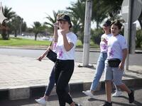 “Because you are stronger than cancer” marathon to increase breast cancer awareness and promote early detection, Damascus, Syria. (Twitter)
