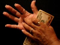 Itchy palms, An itch in the right hand could mean that a financial wind is blowing your way, , but if you scratch it, the green bills just disappear. An itch in the left palm means the exact opposite, that you will be probably heading to a downfall where your finances are concerned. (scoopempire.com)