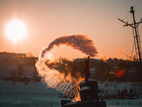 Insanely beautiful natural effect of turning boiling water into steam in the cold. (Shutterstock/ File Photo)