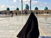 Chador seem to be a favorite option for Iranian women. It is a long piece of fabric attached to another small headscarf. The chador is length; it reaches a woman's legs or ankles.(Shutterstock/File)