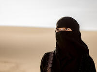 Niqab: Mostly wore in Saudi Arabia. It covers the head, face, and shoulders. A slit is usually created for the eyes in the front. (Shutterstock/ File)
