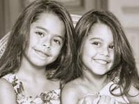 Sherine's daughters Mariam and Hana