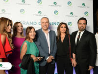 Left to Right: Nawal Al Zoghbi, Jannat, Samira Said, Salem Al Hindi, Elissa and Assi Elhallani