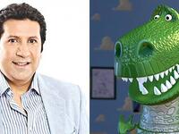 الكوميديان هاني رمزي قدم شخصية ركس في الفيلم الشهير حكاية لعبة الجزء الأول والجزء الثاني.
