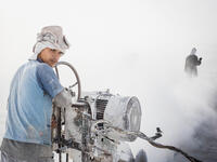 Egypt limestone workers