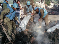 un explosion palestine 