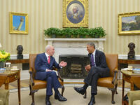 Obama shimon peres 