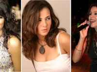 Egyptian actress Ruby, Dunya Ghanem, Carole Samaha.