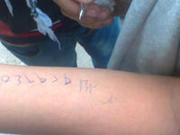 These people expect to die or suffer grave wounds. A protestor writes his mother's phone number on his arm before 
heading out to 'martyr' square, knowing full well that already 38 comrades have lost their lives in the resurgence of police brutality. 
Revolution II for Egypt has taken on a more violent tone from the outset.