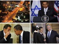 Israel ends the year in protest, as ultra Orthodox Jews call for gender segregation. Earlier, their mass protests were secular, with camps calling for cheaper housing & living. The year found Netanyahu a touch beleaguered after a mutual snubbing with ally Obama at Congress, and Obama later exposed with Sarkozy making 'mean' comments about BiBi.