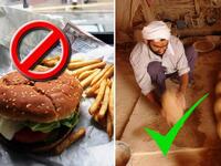 Be creative & resourceful: Don't be driven to distraction by fantasies of what you'll be eating at Iftar. Do instead use the food-less space as an opportunity for focus, motivation and productivity. With nothing else to do but work and errands you've put aside for a rainy day, work that fast away!
