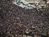 Egyptians return to Tahrir square, calling for the downfall of another Egyptian President (AFP)