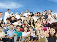 Arabic family gathering 