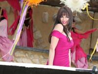 Maysam Nahas shoots her new music video "Ahla el Arsaan" ("The Perfect Bridge and Groom"). 