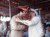 This blossomd relationship with Israel begs the question of Gaddafi's loyalty to Palestine as one-time  friend of freedomfighter Arafat. Though with the Arab world  turning on him, no wonder he feels more of an affiliation for Africa and maybe Israel.
