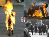 Muhammad Bouazzizi on fire
