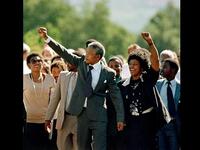 nelson mandela coming out of prison