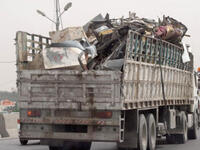 Recycle lorry