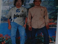 United in shame. Mocked in appearance, the most poked- fun -of pair- of -the moment: ridiculed Muammar Qaddafi  and peer, reviled Tunisian Ben Ali.