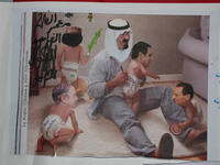 A nanny state? Magnanimous  King Abdulla of KSA opens his nursery to naughty leaders while they play out their unpopularity at home.  Abdelaziz Bouteflika , Muammar Qaddafi , Ben- Ali and Husni Mubarak.