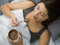 eating in bed